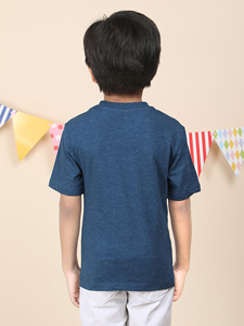Smart Look 100% algodón en diferentes métodos de impresión y Material Camiseta de cuello redondo para niños en Stock para la venta camisetas para niños - Product Image 5