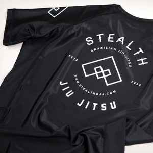 MMA – chemise noire pour homme, protection contre les éruptions cutanées et impression sublimée de couleur personnalisée pour la Gym - Product Image 3