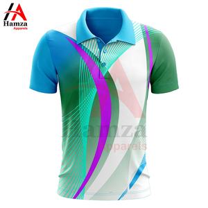 Polos homme personnalisés haute qualité imprimés par sublimation OEM chemise manches courtes tissu personnalisé couleur et taille chemise en hêtre - Product Image 3