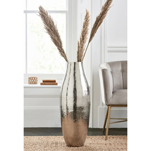 Jarrones altos de Metal para decoración de sala de estar, macetero grande de flores de plata antigua para hoteles y restaurantes, gran oferta, 2023 - Product Image 1