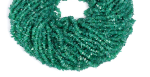 Cuentas de Chips sin cortar de ónix verde natural, Chips de piedras preciosas de grava irregulares crudas para fabricación de joyas, suministros DIY - Product Image 3