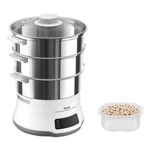 Vaporera eléctrica 900W (9Lt) CONVENIENT SERIES Deluxe Blanco y Plateado VC502D10 - Product Image 4
