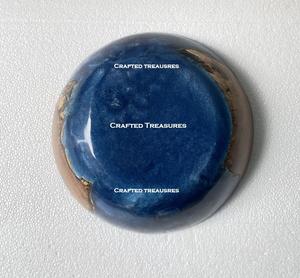 Bol en bois naturel et résine époxy personnalisé de haute qualité bol le plus vendu bol en résine en bois et utilisation pour ustensiles de cuisine bol à salade - Product Image 5