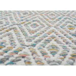 พรมอะบราช มัลติ แฟลต วีฟส์ ทำจากขนสัตว์และใยวิสโคส ลายเรขาคณิต รูปทรงสี่เหลี่ยมผืนผ้า สำหรับบ้าน ห้องโถง ห้องนอน ข้างเตียง-ADWV-13047 - Product Image 3