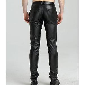 Pantalones de Motociclista Premium para Hombre, Corte Regular, Cuero Vacuno Anilina, Invierno, Rectos, Resistentes al Viento, Suaves, Duraderos, Tallas Grandes - Product Image 3