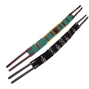 <b>Leather</b> Cotton Web Dog <b>Harness</b> Adjustable Pet Training <b>Harness</b> - Product Image 1