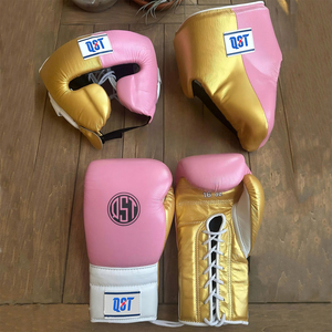 Nuevo juego de boxeo ganador hecho a medida profesional Pro Punching Winning Sparring Set juegos de boxeo de cuero genuino - Product Image 6