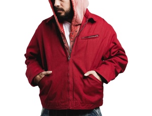 เสื้อแจ็คเก็ตทำงาน OEM ระบายอากาศได้ดี สกรีนโลโก้ได้ตามต้องการ ผ้าทวิลล์คอตตอน 100% เสื้อแจ็คเก็ตทำงานแบบเรียบสำหรับผู้ชาย เสื้อแจ็คเก็ตนิรภัยแบบสะท้อนแสงสำหรับฤดูหนาว - Product Image 4