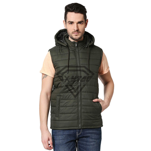 Chaleco Acolchado de Invierno con Logotipo Personalizado de Moda para Hombre, Cómodo, Transpirable y Cálido, Chalecos Acolchados para Exteriores, Fabricante OEM - Product Image 1