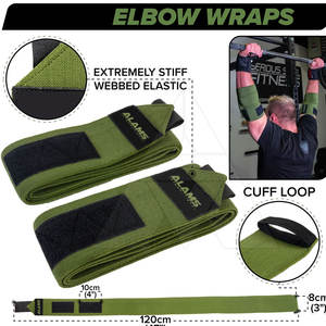 Fabricación en fábrica Codo para adultos Codo de alta calidad Equipo de entrenamiento Codo Envolturas - Product Image 6