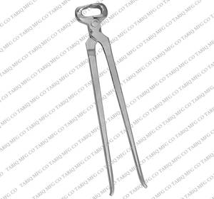 Nouvelle arrivée de TARIQ MFG CO pince à sabot en acier inoxydable réutilisable équipement de maréchal-ferrant pour l'entretien des sabots coupe CE ISO EU - Product Image 5