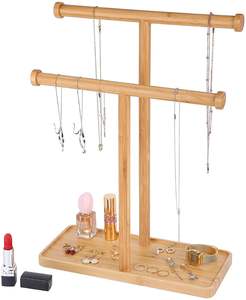 Porte-bijoux en bois avec logo personnalisé, qualité supérieure, vente en gros - Product Image 2