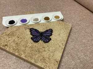 Pendientes de cuentas de diseño turquesa bohemio con flecos en cascada, regalo único de joyería Andy - Product Image 2