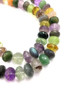 Cuentas Redondas Facetadas de Piedras Preciosas Naturales para la Elaboración de Joyería Fina, Collar de Piedras Preciosas - Product Image 2