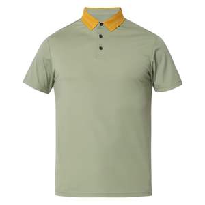 Polos de Jersey de algodón de golf personalizados al por mayor, polos de hombre de talla grande de tejido de punto personalizados - Product Image 6