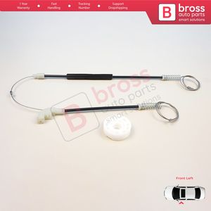 Juego de Reparación de Elevalunas Delantero Izquierdo BWR5615 para Carisma DA 1995-2006 4/5 Puertas MR912459, Repuestos Bross, Hecho en Turquía - Product Image 2