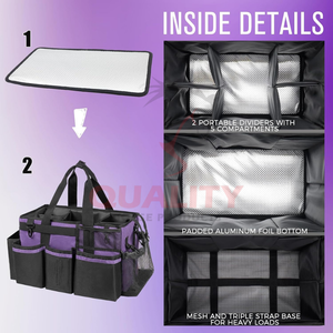 Sac de toilettage tout usage pour chevaux avec des compartiments extérieurs spacieux durables et des options de transport flexibles pour les cavaliers - Product Image 3