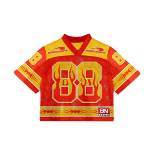 Camiseta de fútbol Unisex de malla transpirable con estampado personalizado, kit de ropa deportiva para hombre, uniforme de sublimación, ropa de fútbol impresa personalizada - Product Image 3