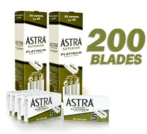 Cuchillas de afeitar de doble filo Astra Superior Platinum, 200 unidades, preferidas por los barberos - Product Image 4