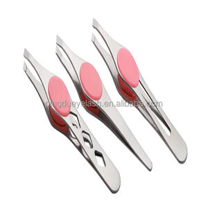Pince à sourcils en acier inoxydable Pince à épiler pour épilation du visage Maquillage coloré Pince à cils Pince à sourcils Outils de maquillage - Product Image 6