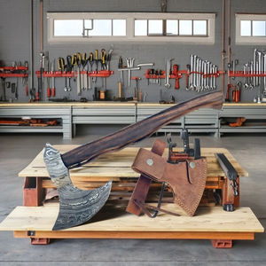 Bochen 2026 Hacha Industrial Multifuncional Portátil Forjada con Mango de Madera de Palisandro y Hoja de Acero Inoxidable con 3 Filos de Corte - Product Image 2