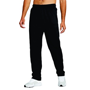 Custom Logo Print Stack Sweatpants <b>Drawstring</b> <b>Trousers</b> Cotton French Terry Joggers Men Stacked Sweat Pants - Product Image 2