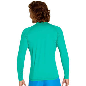 Venta al por mayor de logotipo personalizado de fábrica de impresión Rash Guard mejor diseño de los hombres de manga larga Bjj Rash Guard - Product Image 6