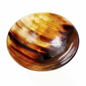 Ensaladera de cuerno de búfalo para el hogar y la cocina, cuenco decorativo de búfalo de lujo para servir y cuenco decorativo para afeitar, Ágata DE LA India - Product Image 2
