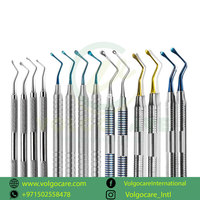 Set Alat Kuret Tulang Bedah Gigi Manual Stainless Steel 16 Pcs Terbaru dari Lucas dengan Gaya Unik