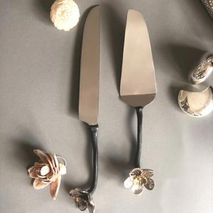 ที่ตักเค้กโลหะ ดีไซน์ใหม่ ชุดช้อนส้อมโลหะทำมือ ราคาขายส่ง ดีไซน์ใหม่ ที่ตักเค้กโลหะ - Product Image 6