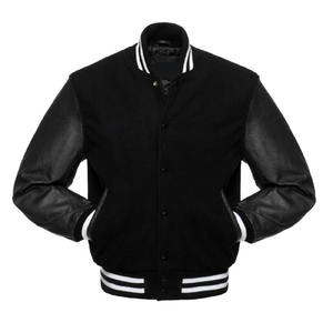 Chaquetas Varsity Personalizadas con Logotipo Bordado para Hombre, con Cuello Alto, Chaqueta de Béisbol de Calidad Superior, Disponible en Diferentes Colores - Product Image 1