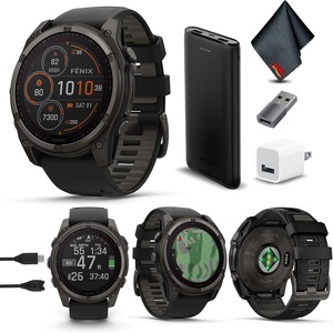 Reloj Inteligente GPS Multideporte Premium Fenix 8 de 51 mm con Cristal de Zafiro y Energía Solar, Nuevo y de Calidad - Product Image 2