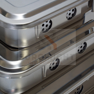 ถาดเครื่องมือทันตกรรมสแตนเลสถาดเครื่องมือ hollowware แหล่งจ่ายไฟด้วยตนเองวัสดุพลาสติกเครื่องมือ surgiright - Product Image 5