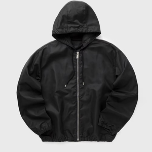 Chaqueta Cortavientos para Hombre, Precio de Venta al por Mayor, Logotipo Personalizado, Secado Rápido, Cierre de Cremallera, Ligera - Product Image 6