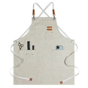 Tablier de cuisine en sergé 100% coton personnalisé pour hommes et femmes - Product Image 5