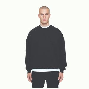 Sweat-shirt à col rond en molleton pour homme, 100% coton, de haute qualité, OEM, hiver, coupe ample, léger, respirant, numérique - Product Image 2