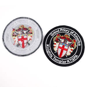 Logo personnalisé Écusson Designer Chapeau Vêtements Sublimation Broderie Tissu Écusson Adhésif Badge Tactique Écussons - Product Image 4