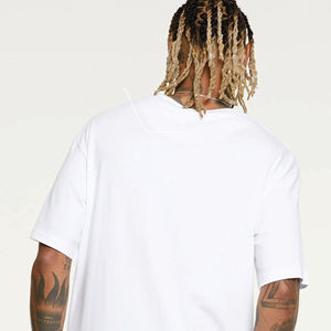 Wholesale Custom Heavyweight 250 gsm <b>Drop</b> Shoulder Blank Oversize-T Shirt Street 100 Cotton Men's <b>Acid</b> Washed Vintage T shirt - Product Image 6