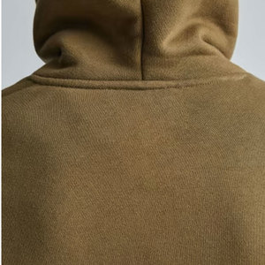 Sudaderas con capucha de invierno para hombre de tendencia Material polar de gran tamaño Logotipo personalizado Bordado Peso pesado Manga larga Moda suave y cálida - Product Image 4