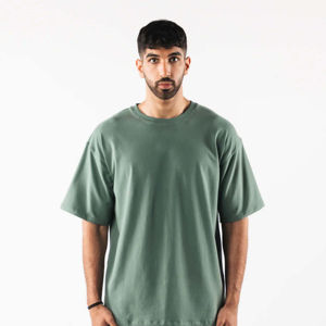 Camisetas de hombre en blanco de algodón 100% de peso pesado, camiseta de gran tamaño, camiseta personalizada, camisetas gruesas de talla grande personalizadas - Product Image 2