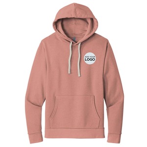 Sweats à capuche légers pour hommes, t-shirt en tissu mélangé, 52% coton peigné Airlume et 48% polaire en polyester - Product Image 1