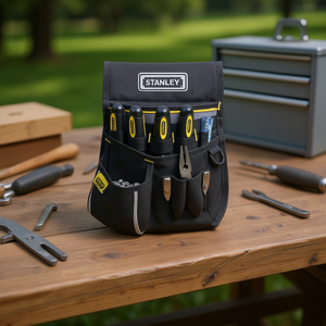 Pochette à outils Stanley à 4 poches, sacs à outils pratiques pour une utilisation nomade - Product Image 3