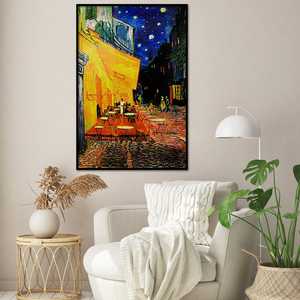 Póster del Café en la Noche de Vincent Van Gogh para decoración de pared - Product Image 3