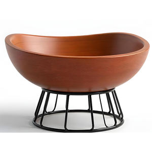 Cuencos de madera desechables ecológicos hechos a mano, cuenco de madera elegante para desayuno, aperitivos, sopa o ensalada, para fiestas - Product Image 2