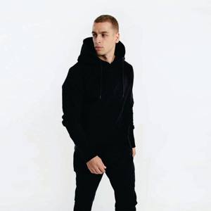 Haute qualité 500 gsm coton épais blanc uni poids lourd surdimensionné sweats à capuche sans ficelle unisexe Logo personnalisé grande taille hommes sweats à capuche - Product Image 3