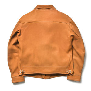 แจ็กเก็ตหนังแกะแท้สำหรับผู้ชายสไตล์สลิมฟิตออกแบบโลโก้ได้ตามต้องการคุณภาพระดับพรีเมียมผลิตในปากีสถาน - Product Image 2