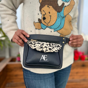 Nouveau sac de taille en cuir véritable fait à la main occidental avec ceinture réglable Unique Vintage élégant sac banane hanche sacs de taille réglables - Product Image 1