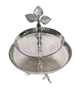 Huge On Deamnd Birthday Metal <b>Cake</b> <b>Stand</b> With 2-<b>tier</b> & Hand on Top of <b>Cake</b> <b>Stand</b> Finished Best Selling Round <b>Cakes</b> <b>Stands</b> - Product Image 2