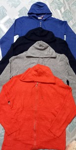 Pull à capuche pour femmes vente en gros stock lot produit du Bangladesh saison d'hiver pull à capuche à fermeture éclair pour dames - Product Image 3