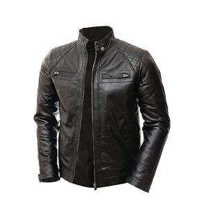 Chaqueta de cuero PU impermeable de excelente calidad para hombre, cómoda, ajustada, única, Top demandado, chaquetas de cuero de etiqueta privada - Product Image 6